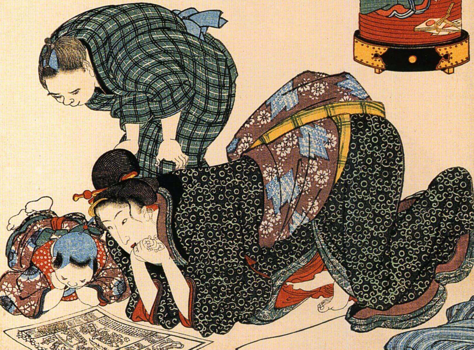 Utagawa Kuniyoshi: Women Reading